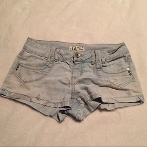 Denim shorts